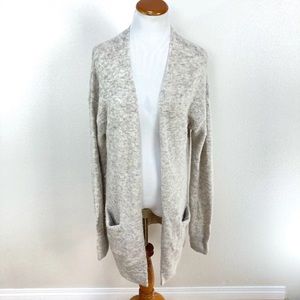 Aritzia Wilfred Free Aronson Alpaca Blend Open Sweater Cardigan Women’s Sz Small